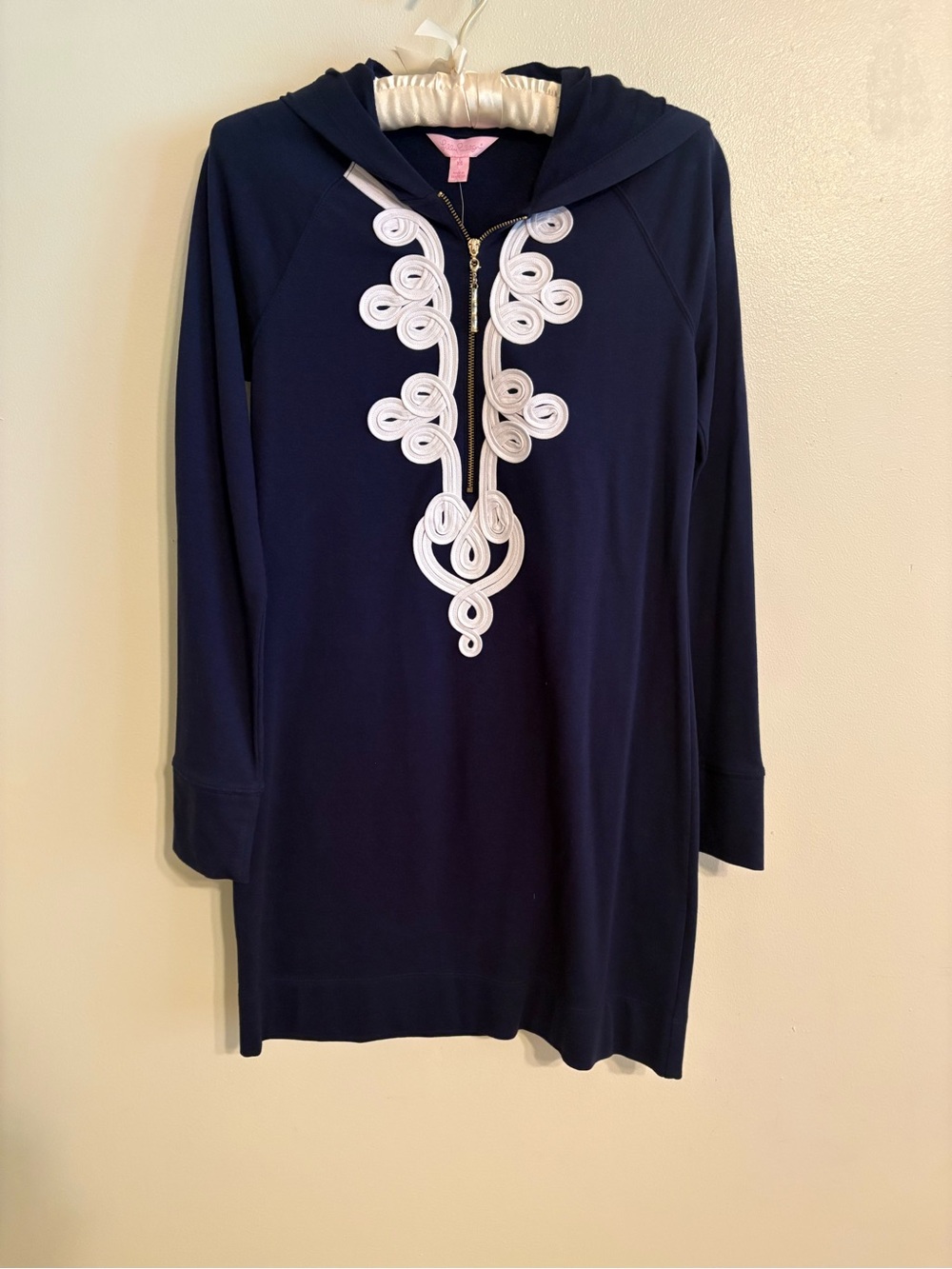 Lilly Pulitzer Navy Jacket with White Trim
